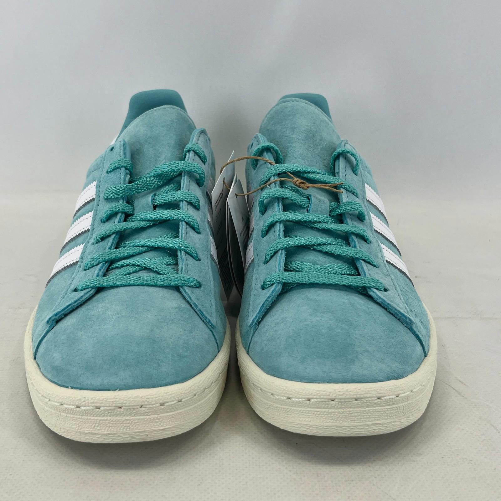 Adidas Campus 80s Light Aqua White Men's size UK 8 Terraces Casuals Shoes ID7318
