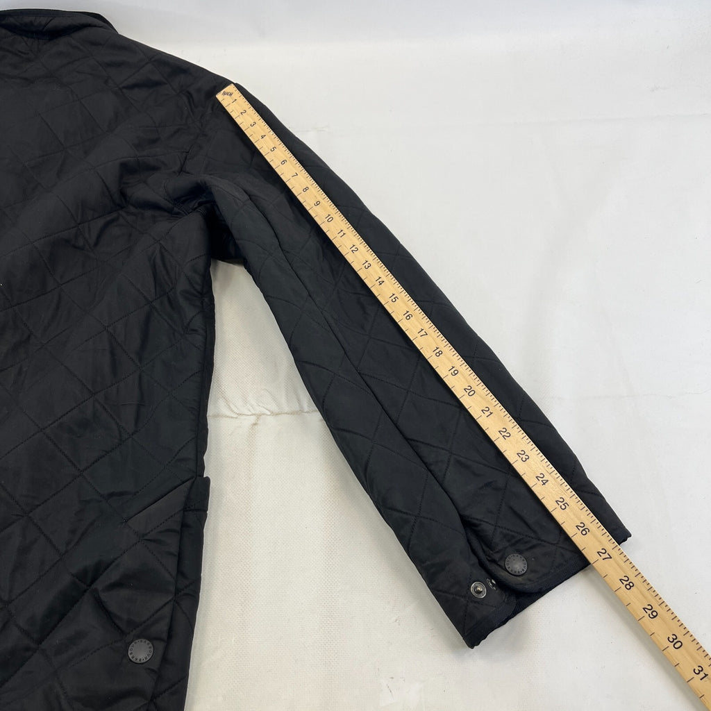 Barbour Duracotton Polarfleece Quilted Jacket in Black size XL