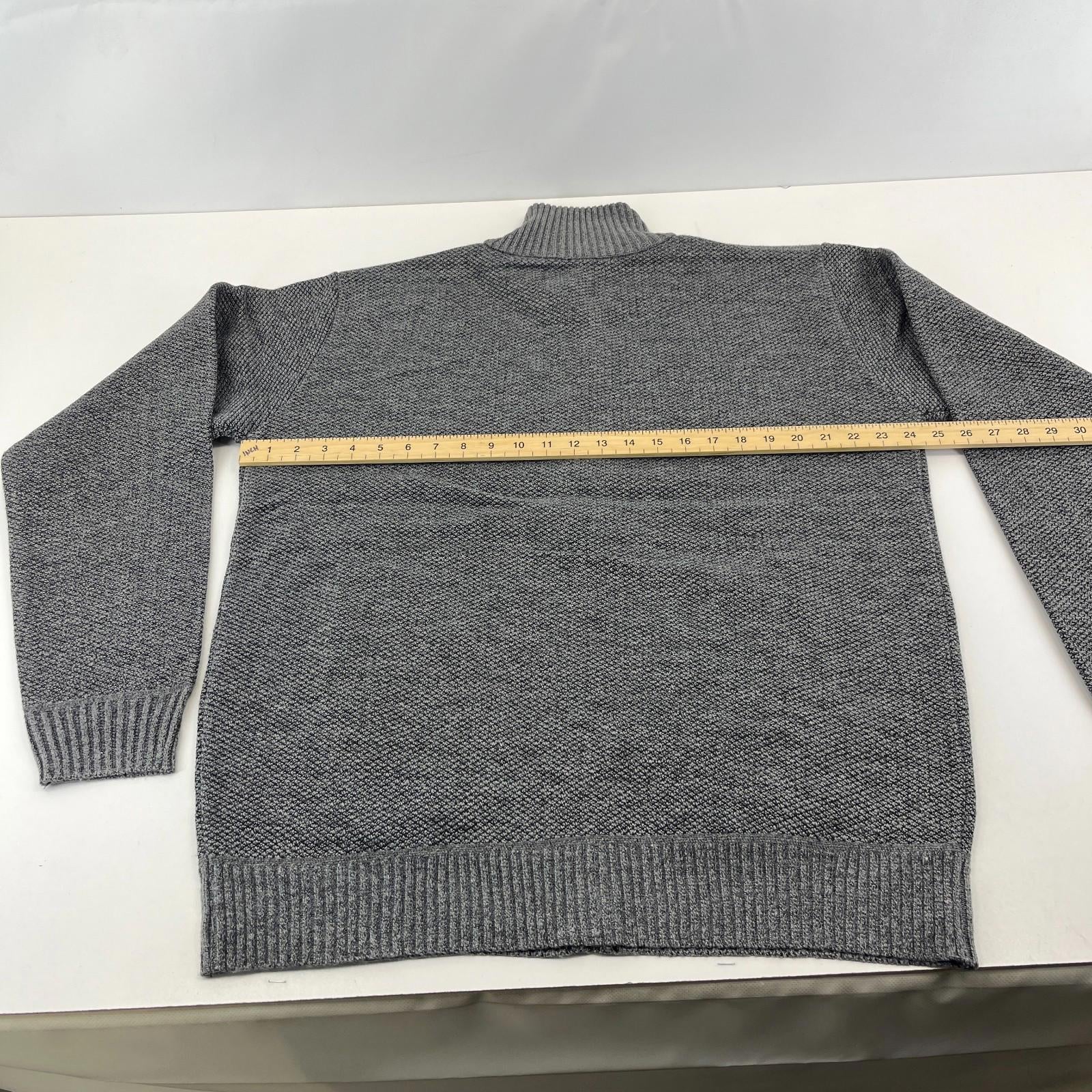 Raphael Valencino Thermal Fleece Lined Jacket Grey Long Sleeve Mens XL - New