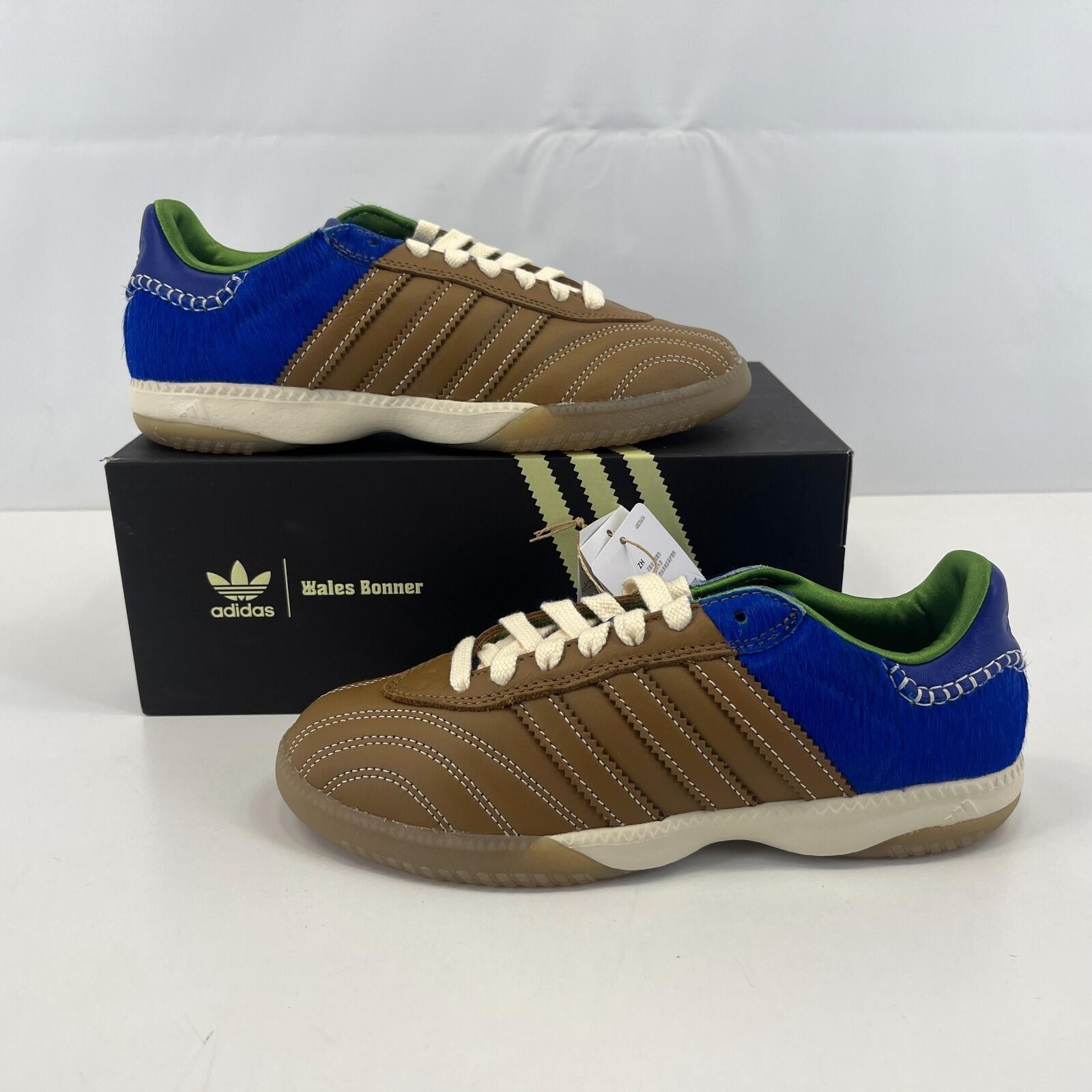 Wales Bonner X Adidas Samba Millenium Desert Royal Blue Pony Nappa UK 5 - EU 38