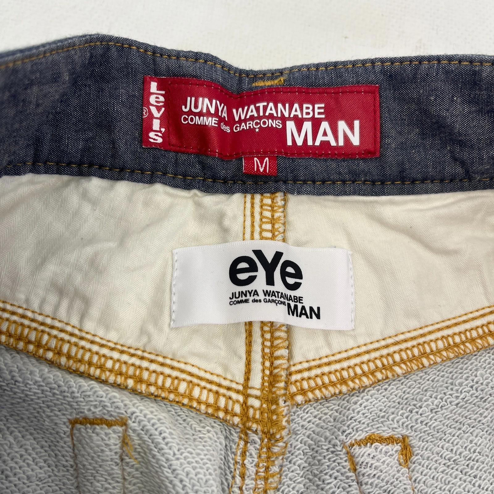 Junya Watanabe Man Levi’s EYE Print Jeans Made in Japan size M Leg 29"