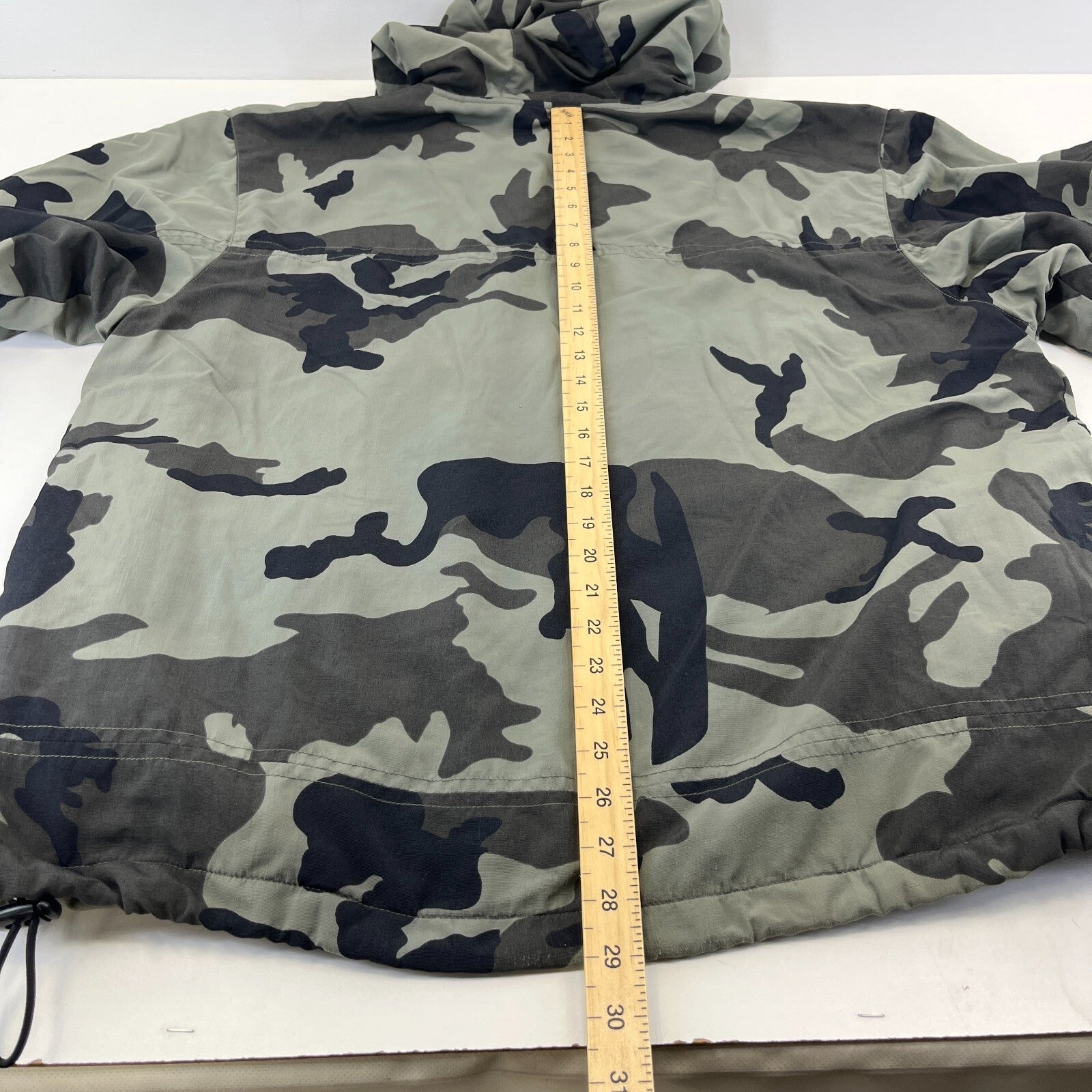 Ezekiel Grey Camo Pullover Jacket Skate Streetwear size L - E2EK1EL