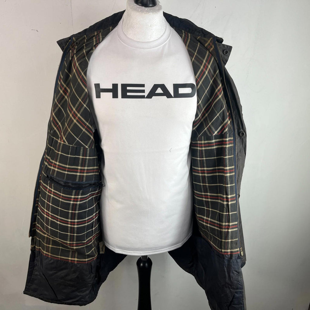 Alfa Laval Hamra The Windsor Wax Jacket size XL in Black Made in England