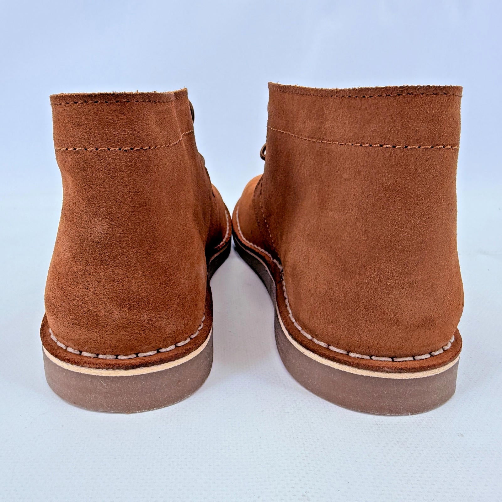 Delicious Junction Crowley Suede Desert Boots in Ginger Brown size UK 9 EU 43