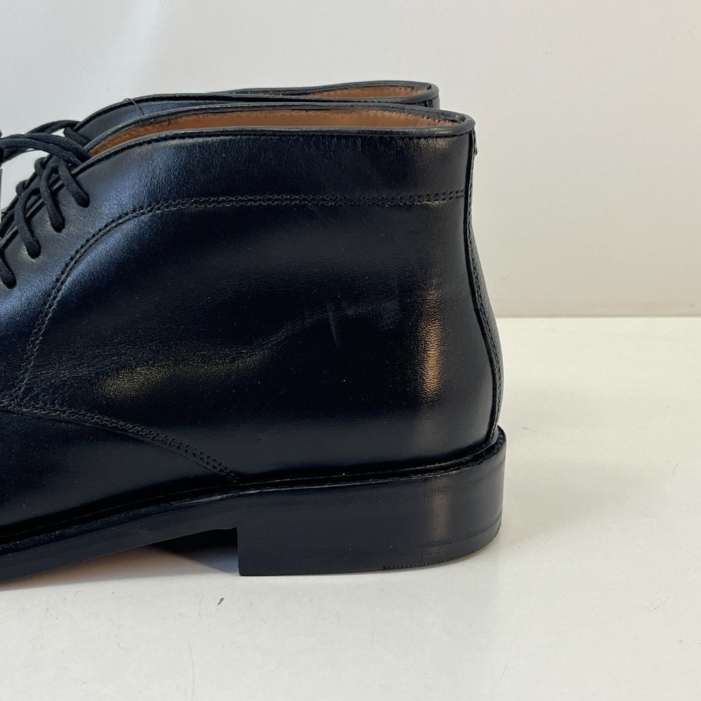 Marks and Spencer Sartorial Black Leather Smart Luxury Boots UK 7 RRP £120 - New