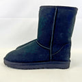Genuine UGG Classic Short II Boots in Black UK Adult 10.5 Fleece Lined - New