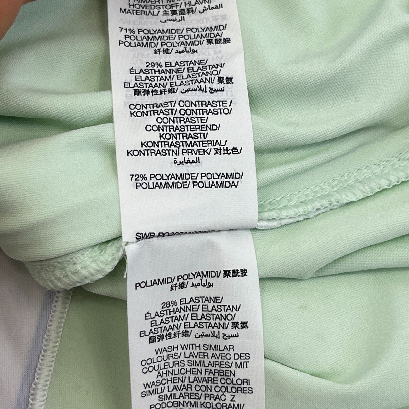 Sweaty Betty Gravity Run Half Zip Jacket Womens size M White Mint Green Pullover