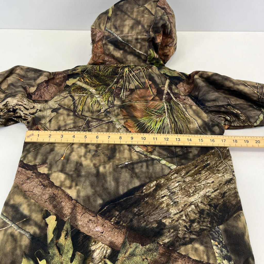 Mossy Oak Cargo Hunting Jacket Youth size Medium Real Tree Leaf Camo