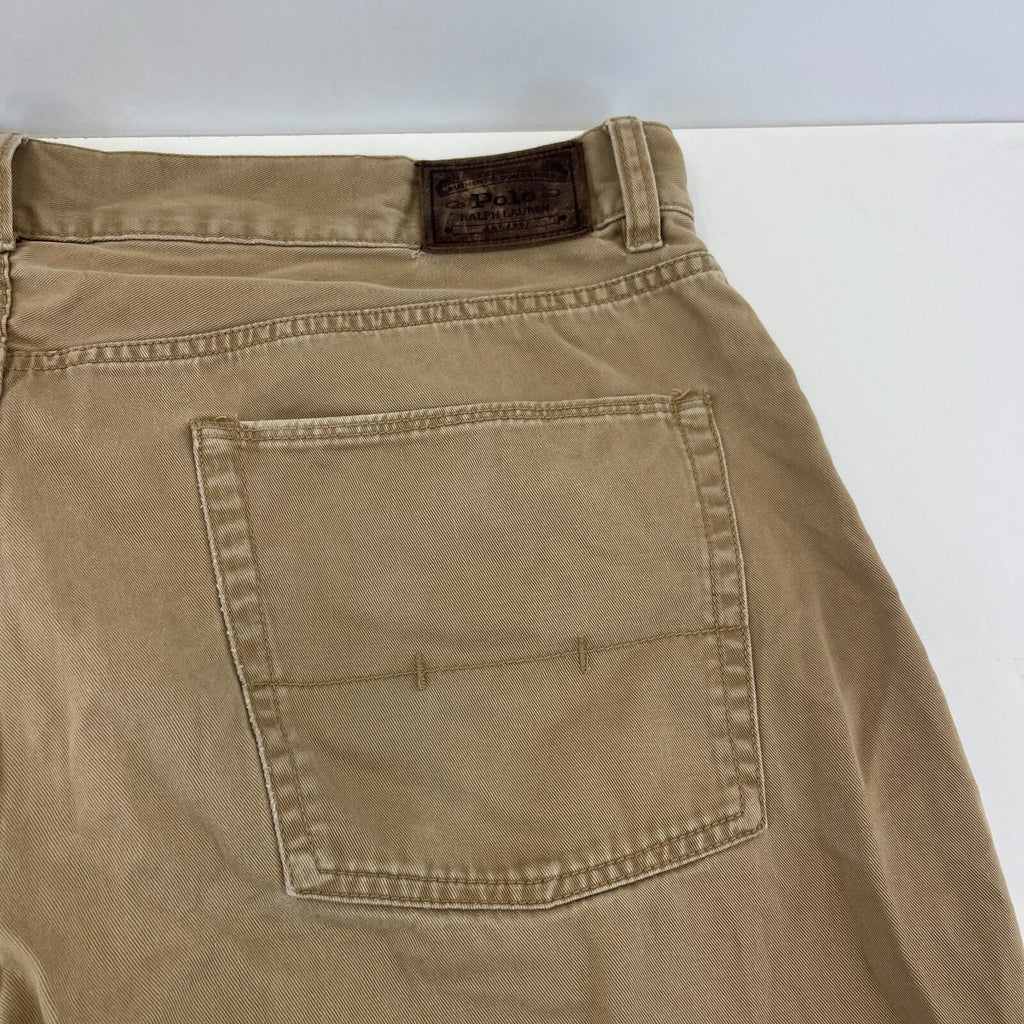 Polo Ralph Lauren Beige Chino Trousers Men's Straight Leg W38" L30"