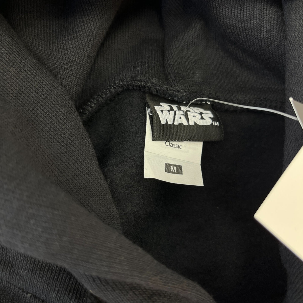 The Mandalorian Mens Hoodie "Not All Heroes Wear Capes" Black size M - New