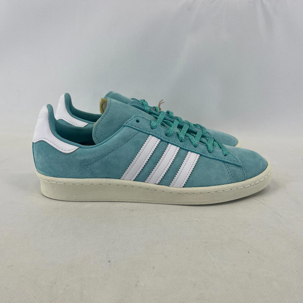 Adidas Campus 80s Light Aqua White Men's size UK 8 Terraces Casuals Shoes ID7318