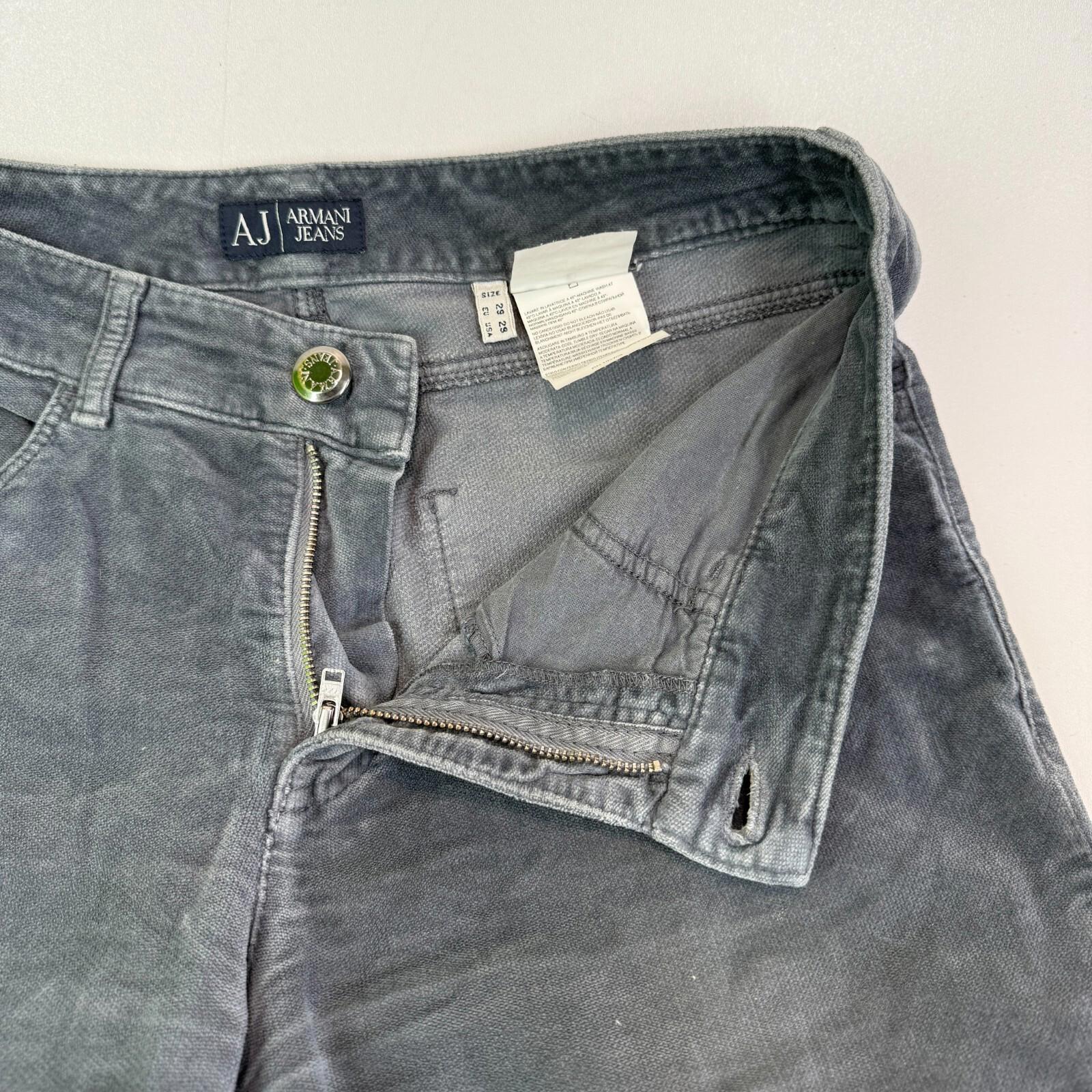 Armani Felt Feel Jeans Tapered Leg in Grey W29" L28"