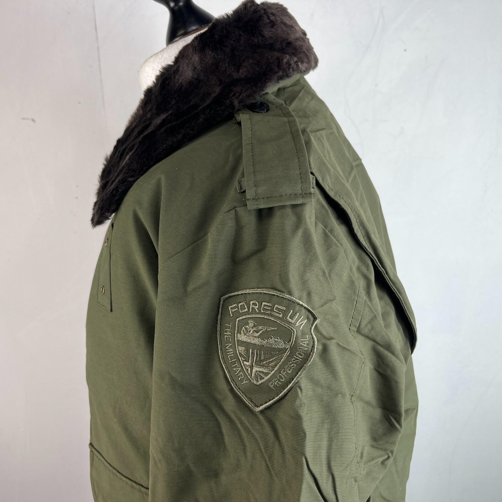 Foresun Professional Military Bomber Jacket w/ Liner & Faux Collar Shooting XL