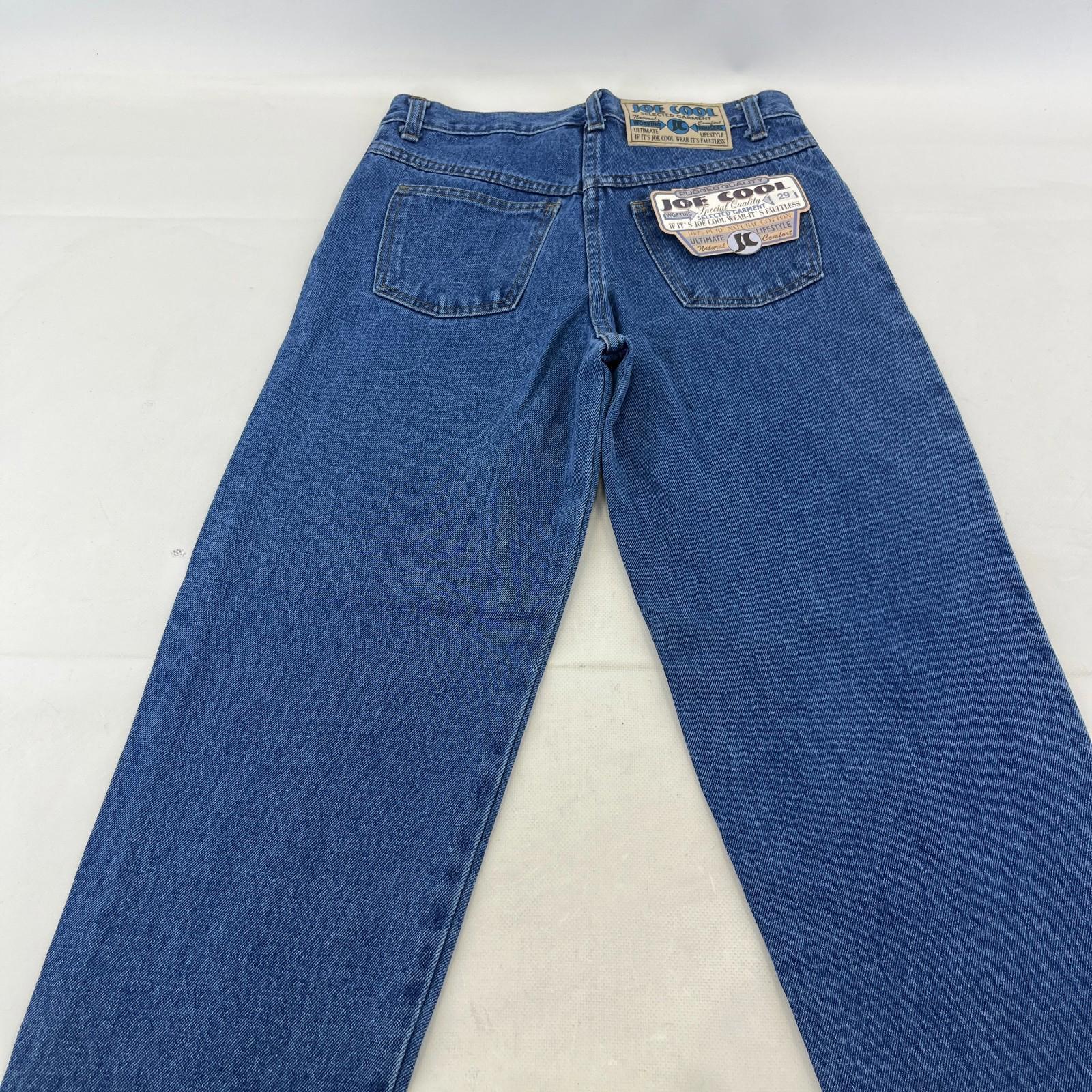 Joe Cool Women's Denim Jeans W29" L30" - 100% Cotton Mid Blue - New
