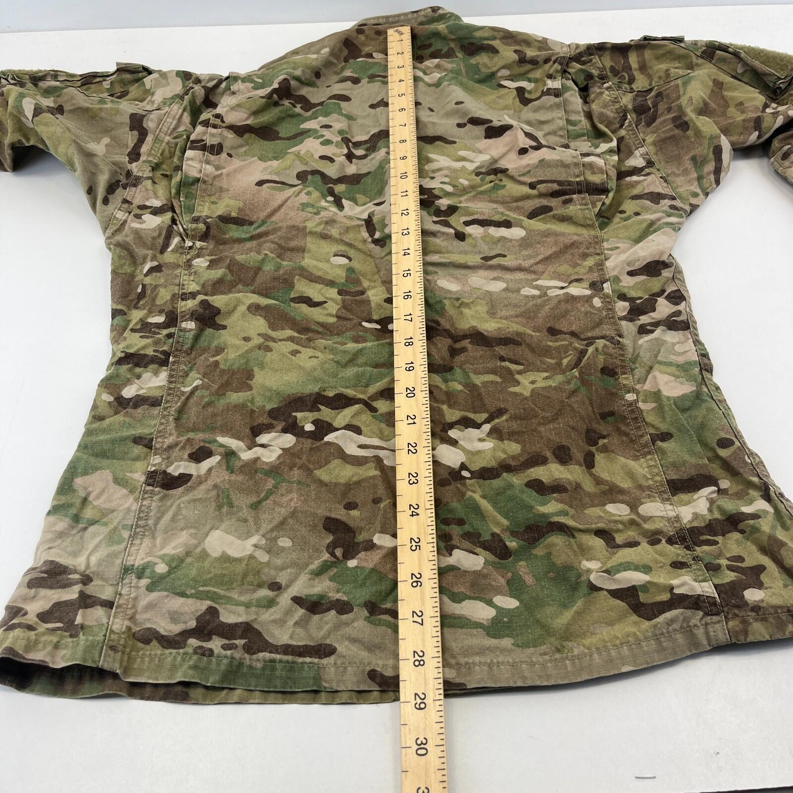 US Army Surplus Issue Woodland BDU Jacket Camo Combat Uniform size Small-Long