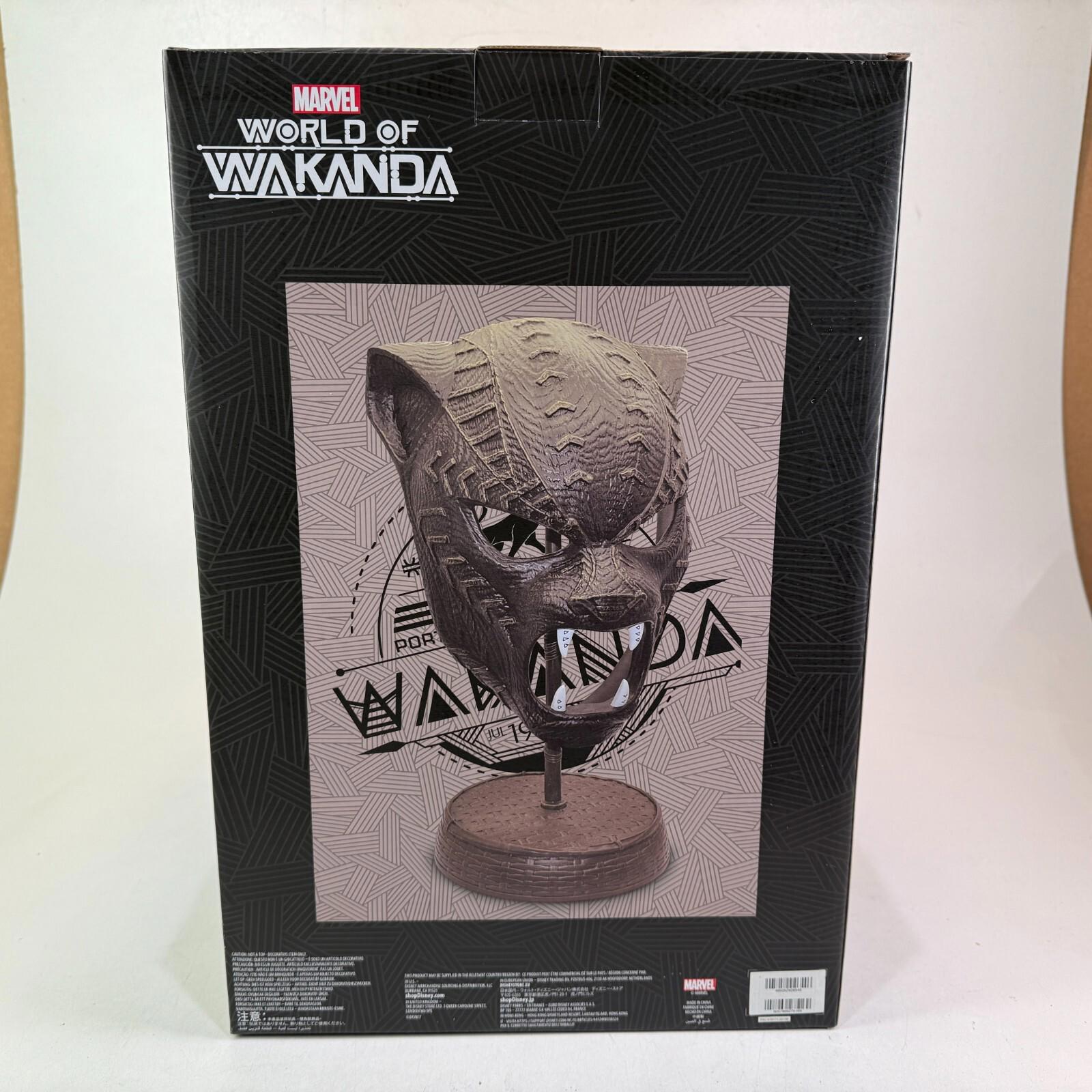 Marvel WORLD OF WAKANDA Black Panther 1:1 Collectible Mask Disney Collectors