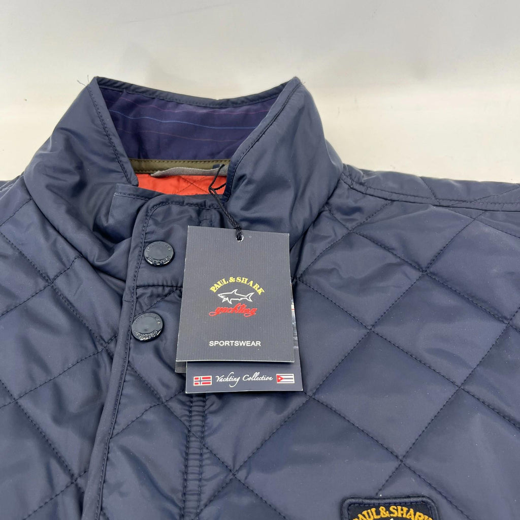 Paul and Shark Lightweight Quilted Gilet Bodywarmer size XL in Navy Blue