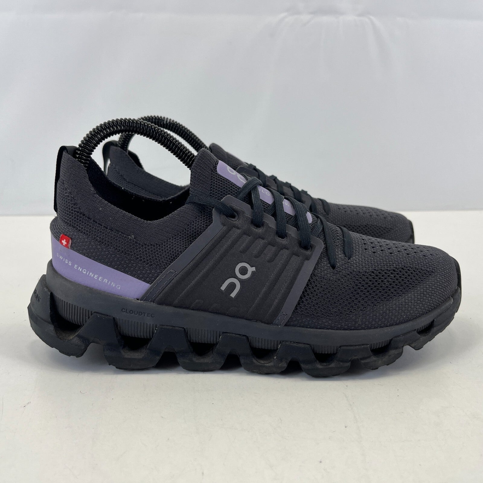 On Running Cloudswift Women’s Charcoal Black Running Trainers size UK 4.5