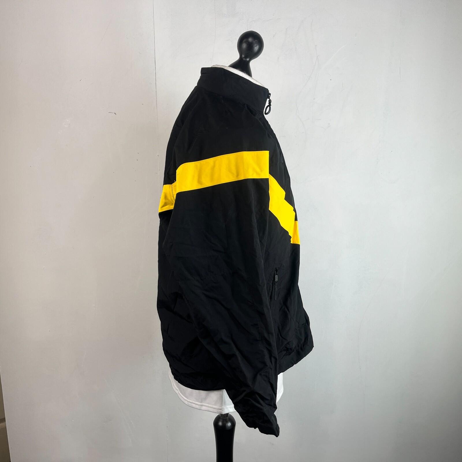 US Army Bomber Jacket in Black & Yellow Windbreaker US size Medium-Short