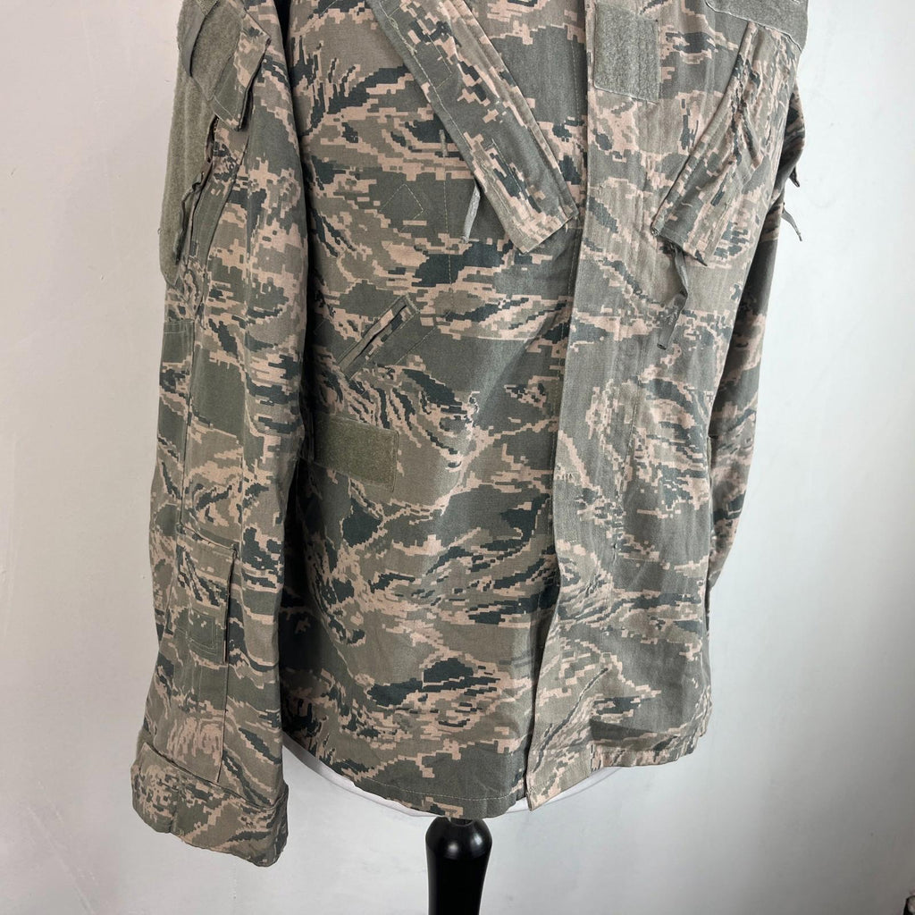US Air Force Tactical Flight Duty Uniform Jacket Tiger Stripe BDU Medium Short