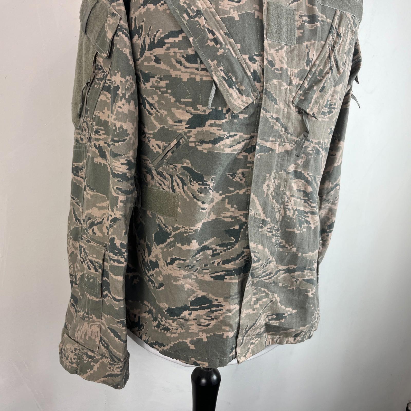 US Air Force Tactical Flight Duty Uniform Jacket Tiger Stripe BDU Medium Short