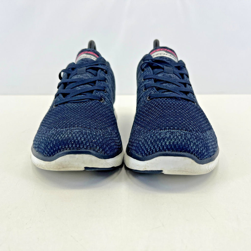 Skechers Dual Lite Trainers Air Cooled Memory Foam Grey & Pink size UK 5 - EU 38