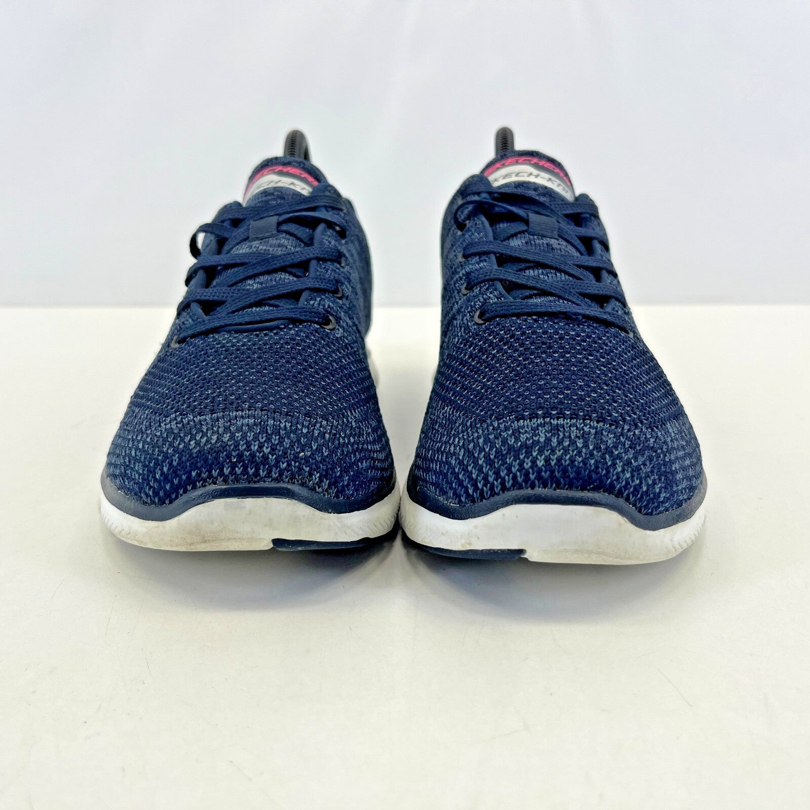 Skechers Dual Lite Trainers Air Cooled Memory Foam Grey & Pink size UK 5 - EU 38