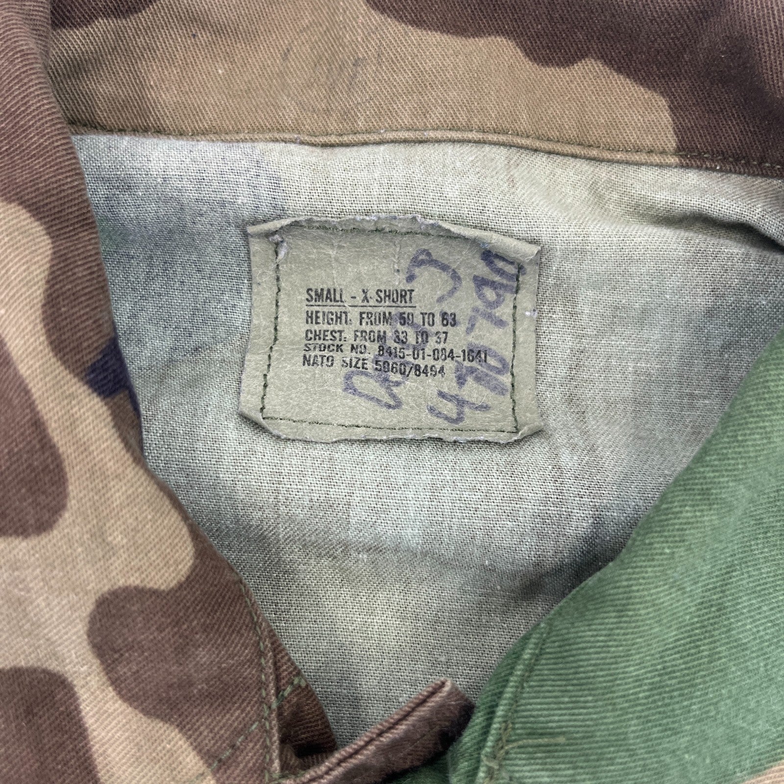 Original US Civil Air Patrol Uniform Jacket with Badges Camo Green Small X-Short