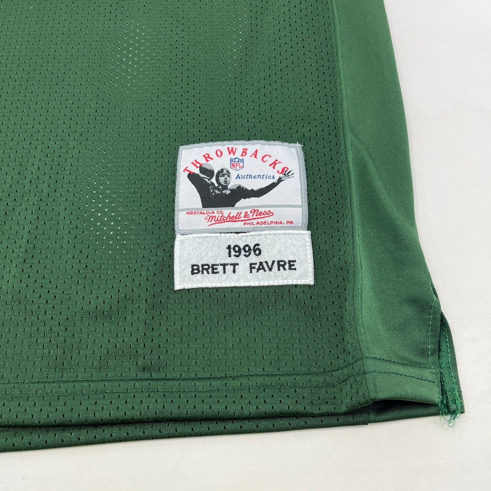 Brett Favre Jersey Green Bay Packers Mitchell & Ness size 52 XL Throwbacks 1996