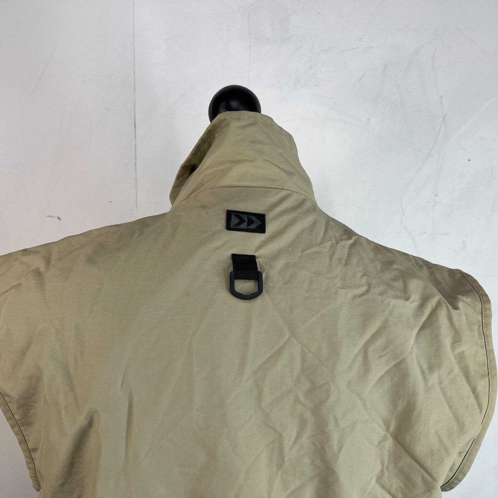 Hummel Hybrid Utility Vest Cargo Gilet Sleeveless Jacket size L Beige