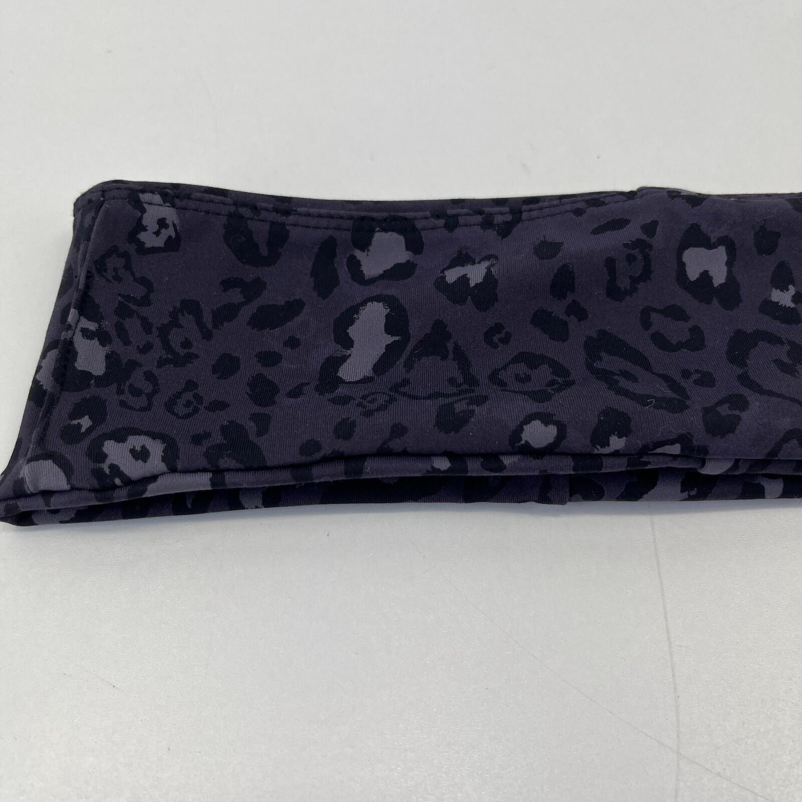 Sweaty Betty The Dash Zero Run Belt Black Luxe Leopard Print size L/XXL