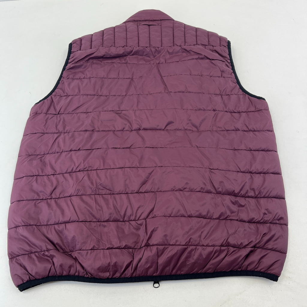 Barbour International Hatfield Men's Quilted Gilet Burgundy Red size Large