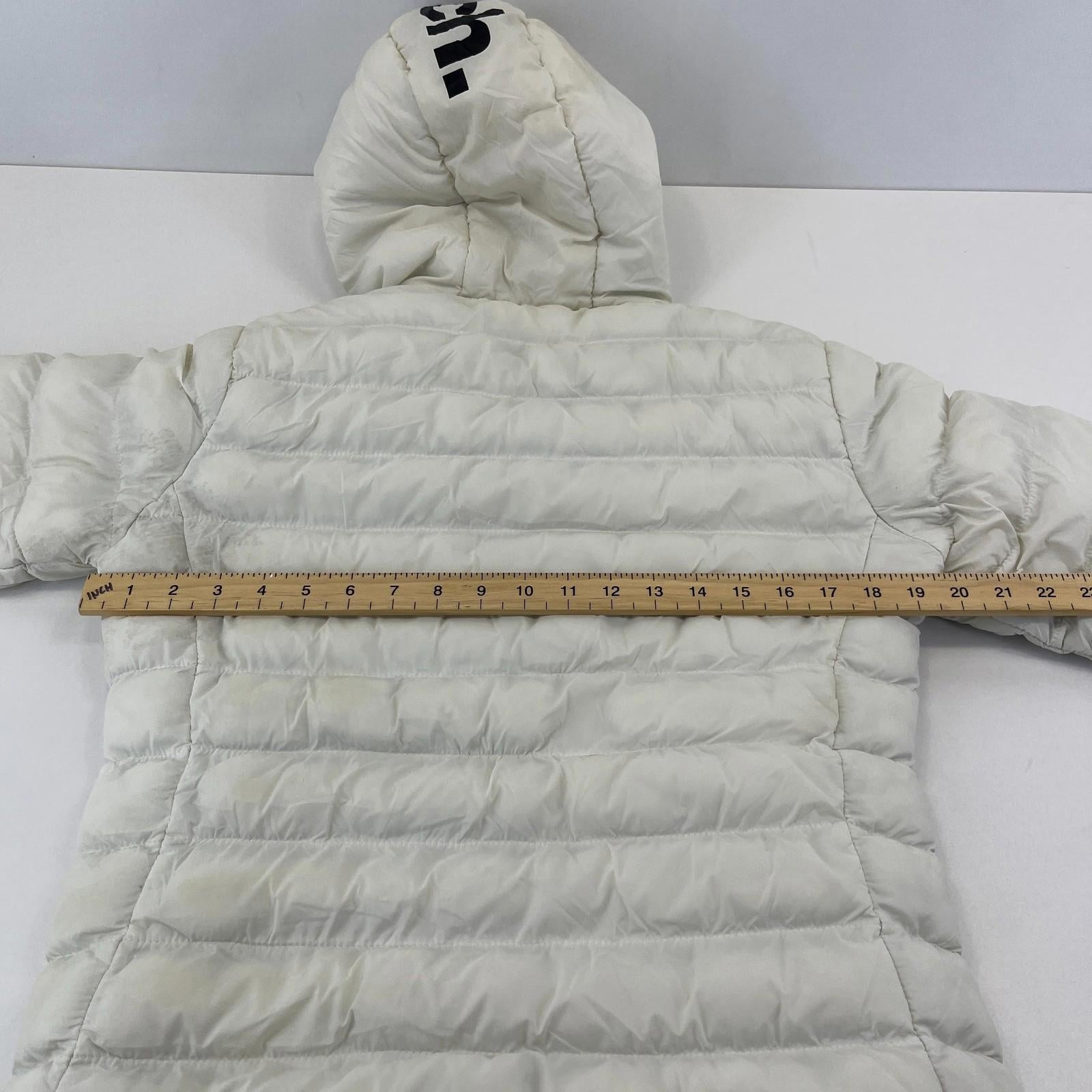 Bench White Quilted Puffer Jacket Women's size 12 (medium) Style Ludlow3