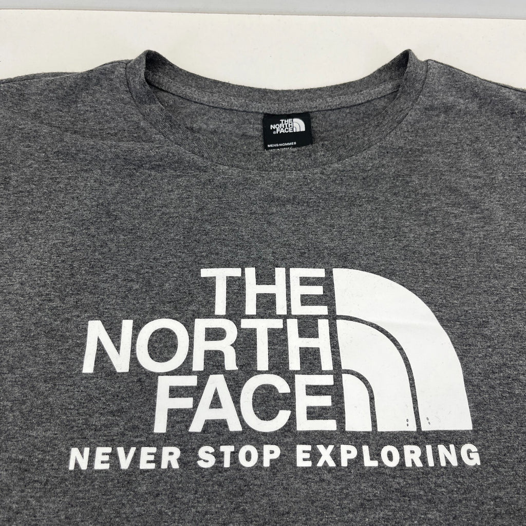 The North Face Men's T Shirt Dark Grey size XL - VGC