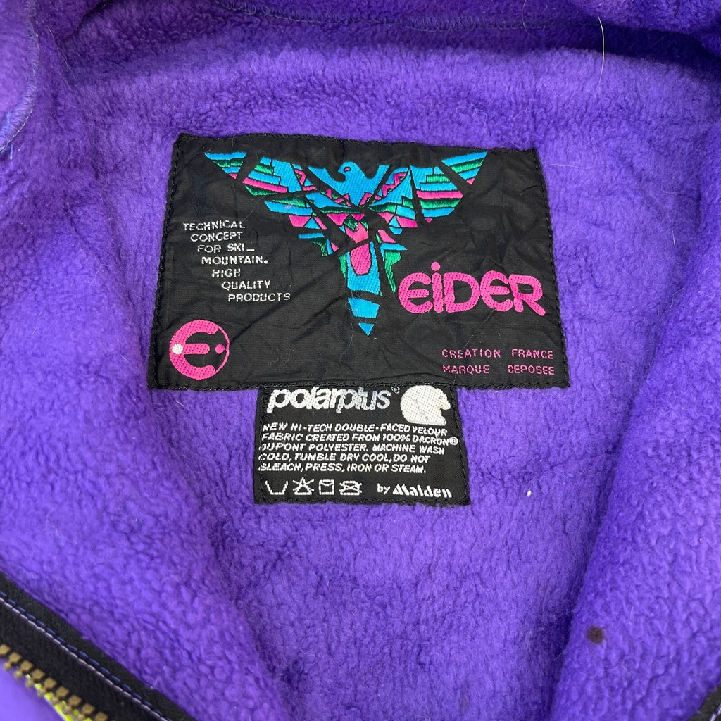 Eider Insulated Ski Jacket Hooded Waterproof Coat Purple size 42