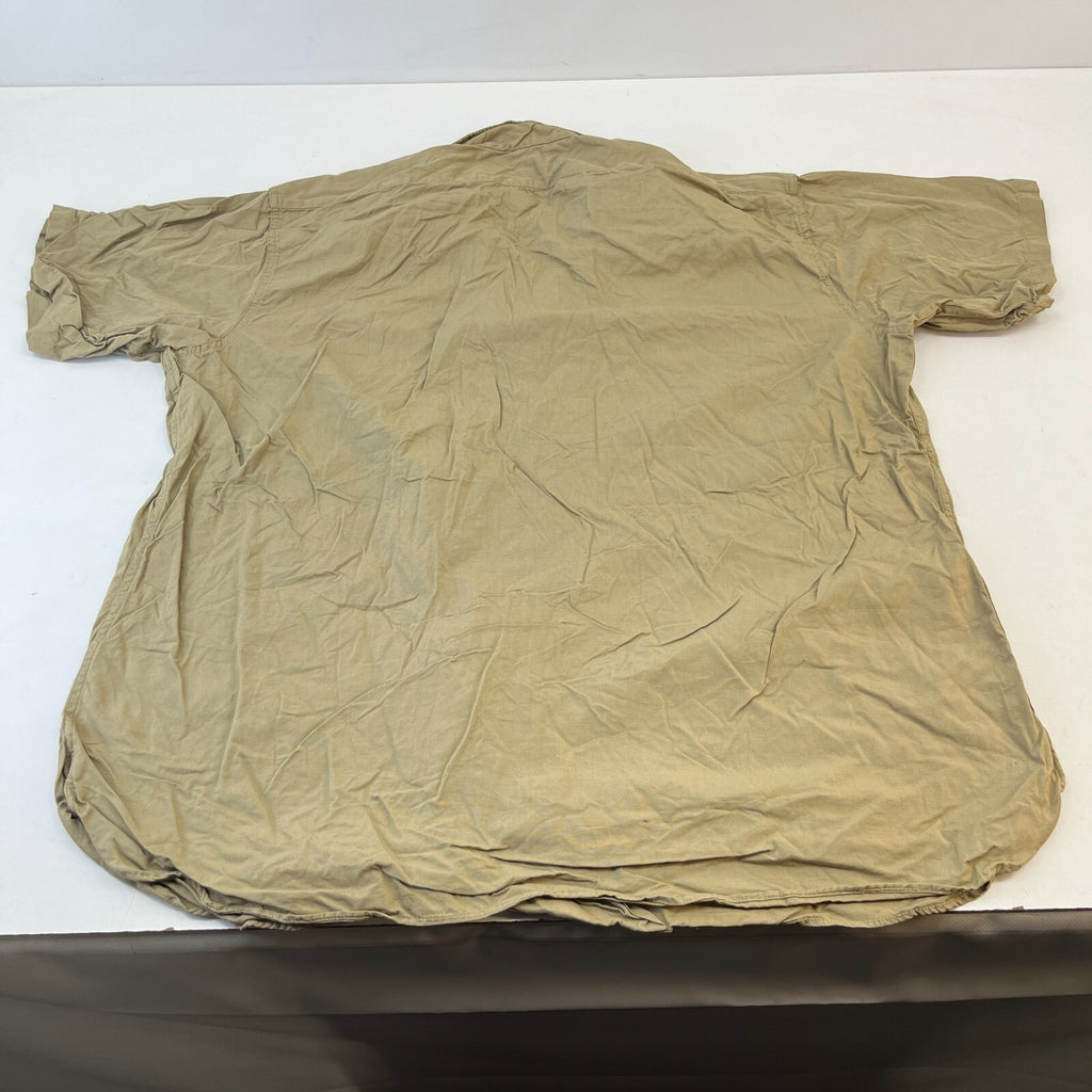 Vintage Elbeco US Marines USMC Workwear Twill Shirt Short Sleeve Military XL