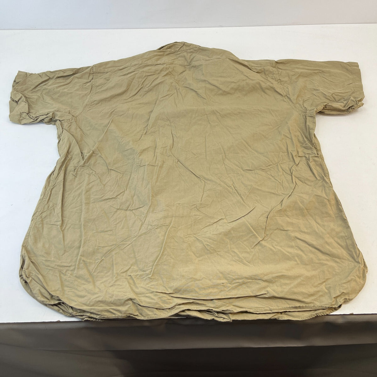 Vintage Elbeco US Marines USMC Workwear Twill Shirt Short Sleeve Military XL