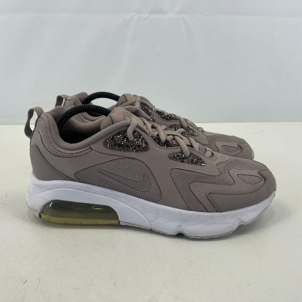 Nike Air Max 200 Trainers Dark Beige Metallic CQ6362-200 Womens size UK 8.5 EU43