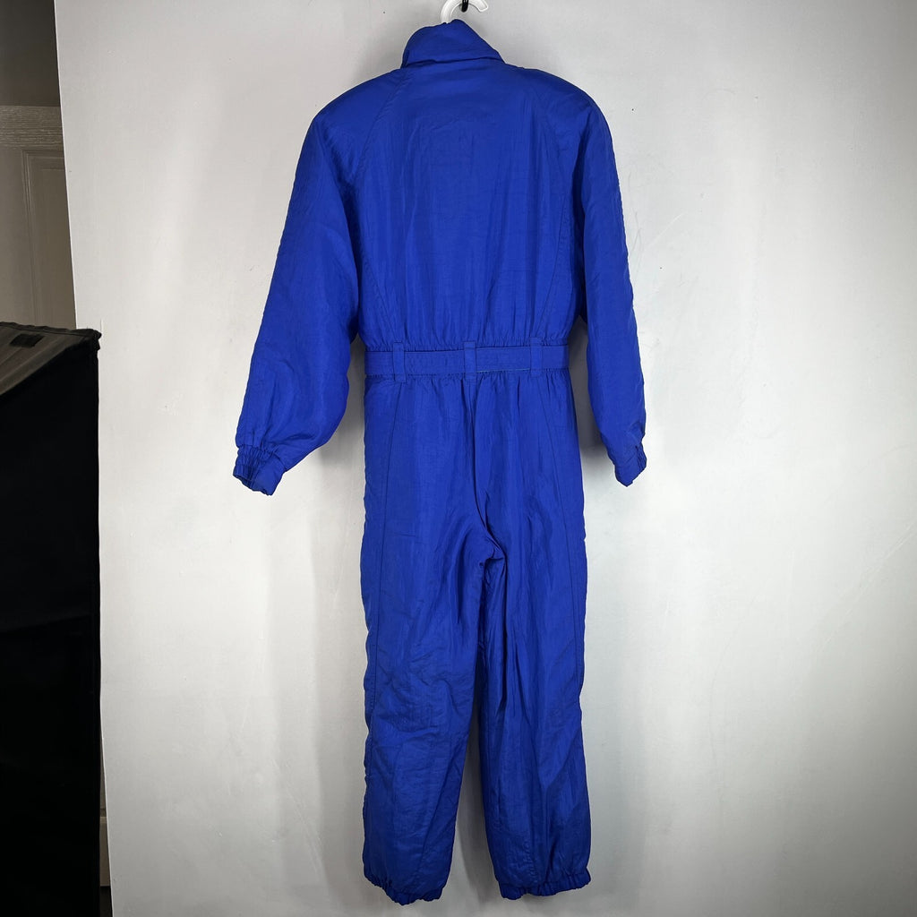 Vintage St Michael Women's Blue Snow Ski Suit One Piece size 12 - Near Mint