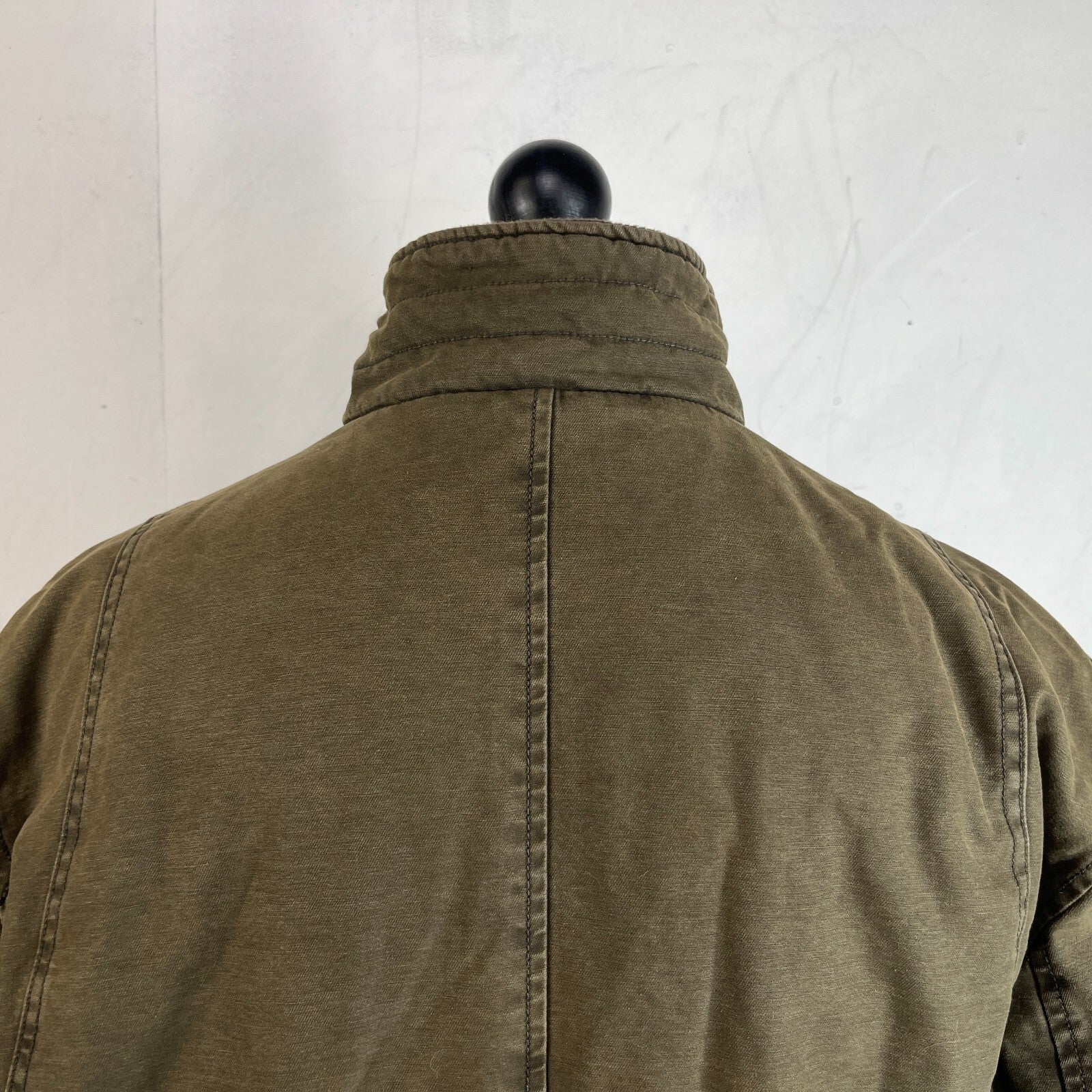 Levi's Vintage Quilted Cotton Khaki Bomber Trucker Jacket Mens size XL