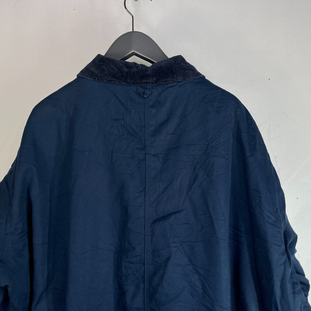 Vtg Walls Blizzard Pruf Heavy Duty Overalls Quilted Insulated in Blue 2XL Reg
