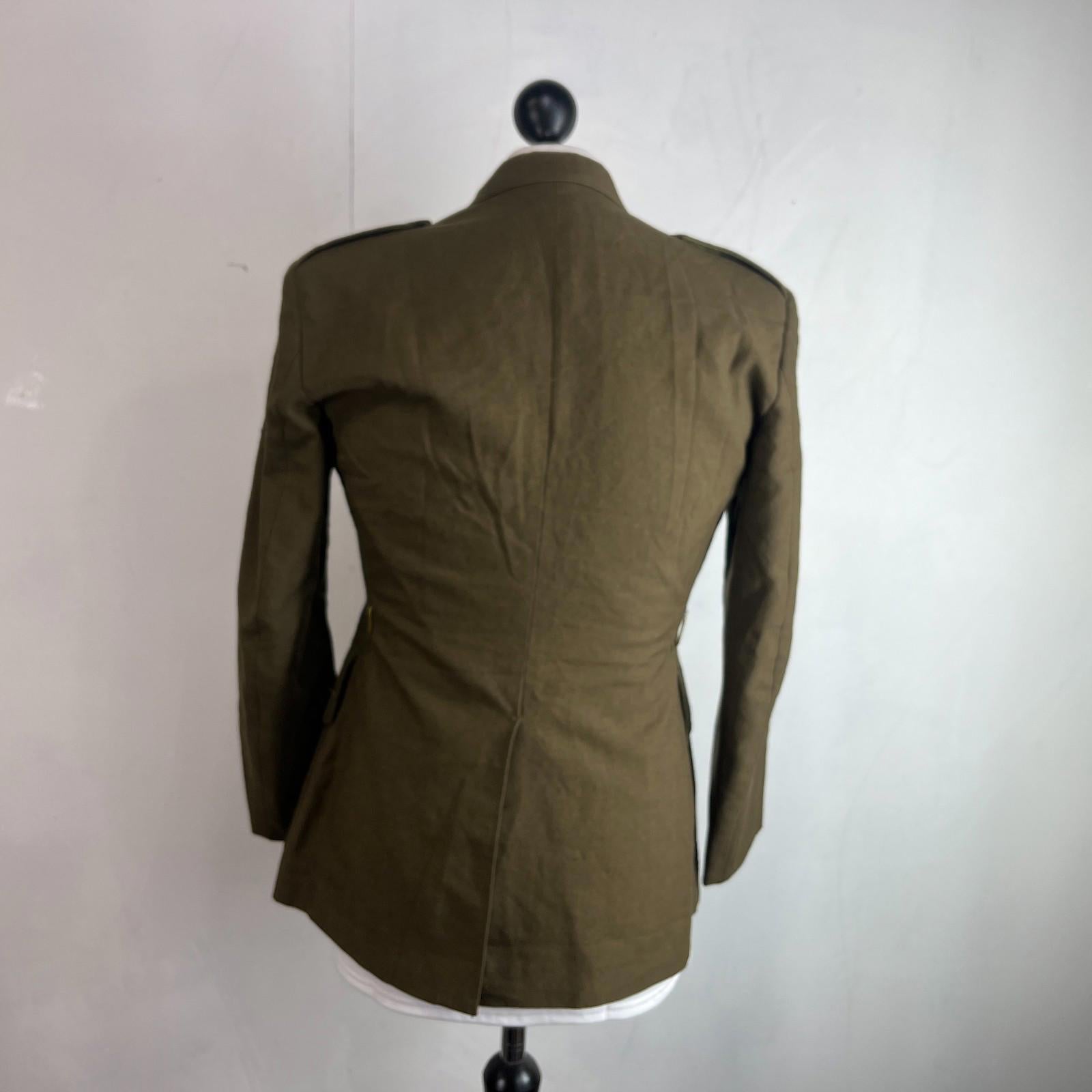 Rare Vintage 1971 French Military Jacket Parade Dress Tunic size 96C