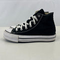 Converse Hi-Tops size UK 4.5 EU 37.5 Black Canvas & White All Stars