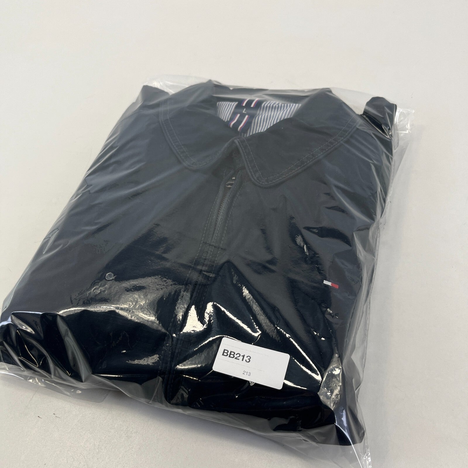 Vintage Tommy Hilfiger Y2K Chino Jacket Navy Blue Cotton Men's size Large