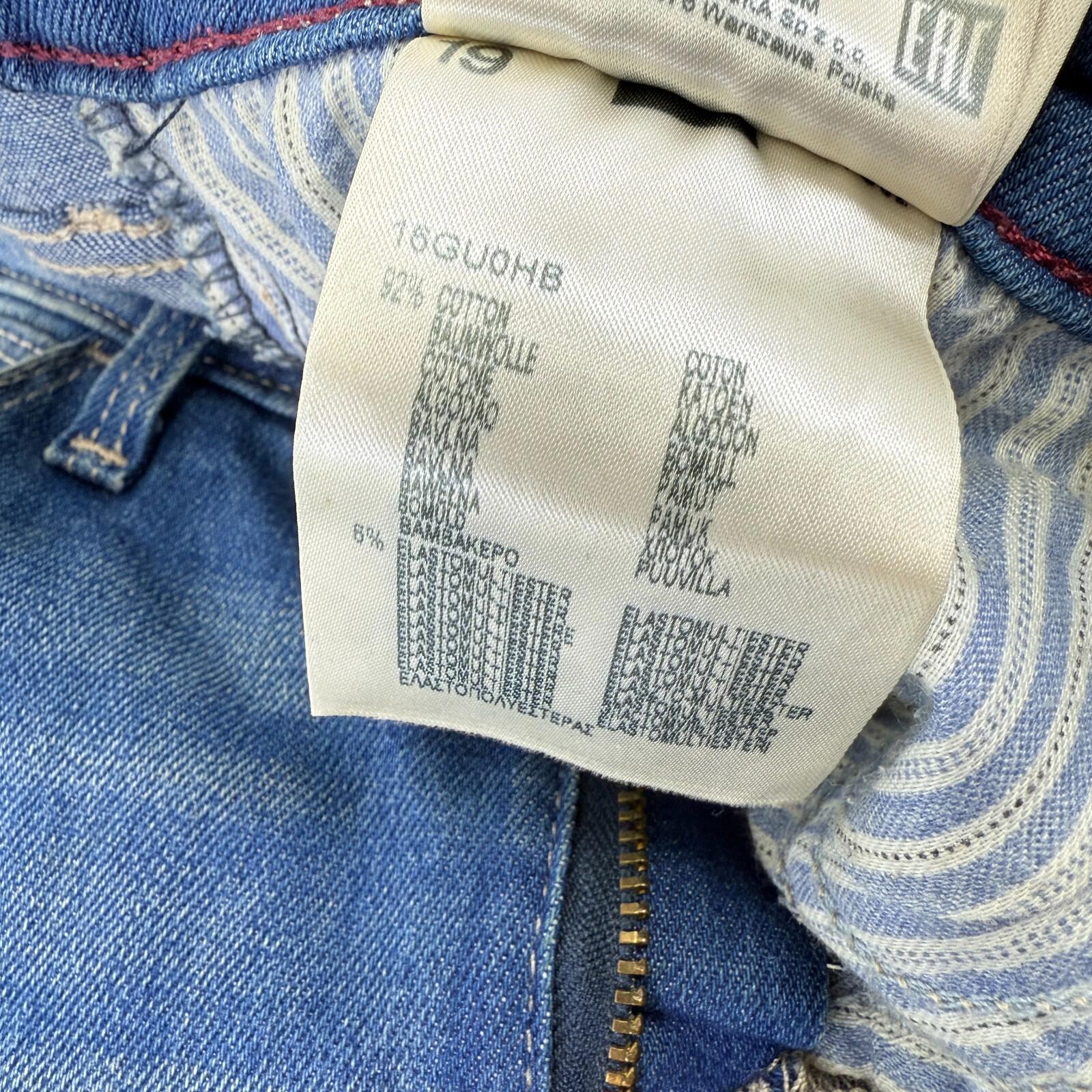 Wrangler Womens Corynn Skinny Jeans W28 L32 Mid Blue Denim