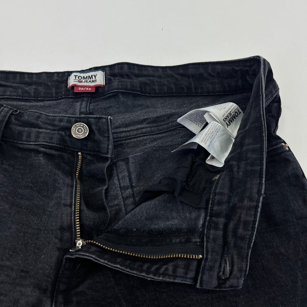 Tommy Hilfiger Scanton Jeans Mens W36" L34" Denim Slim Fit Stretch Black