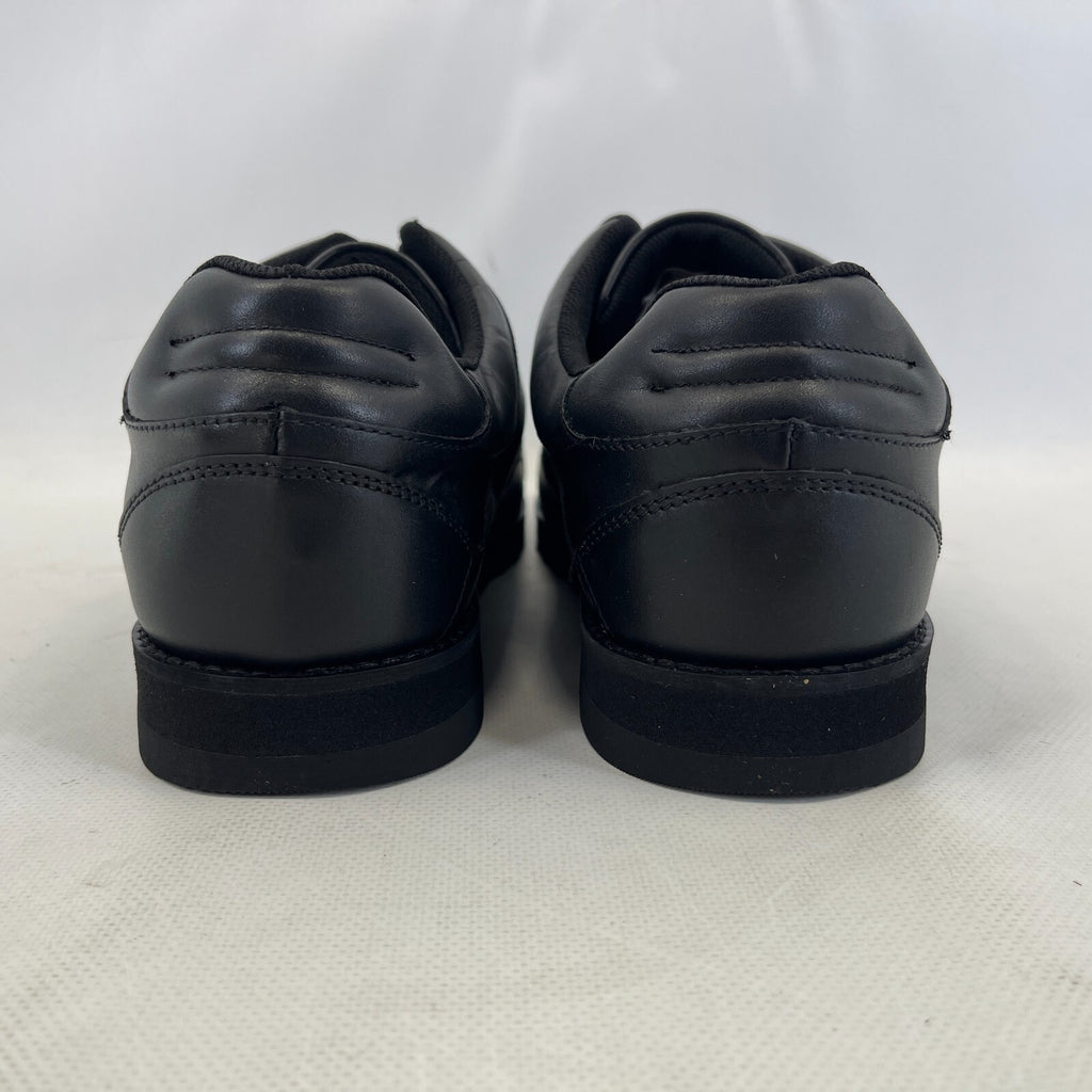 Pretty Green Harrow Lace Up Shoes Moccasin Loafers Men's Black Leather size 9.5