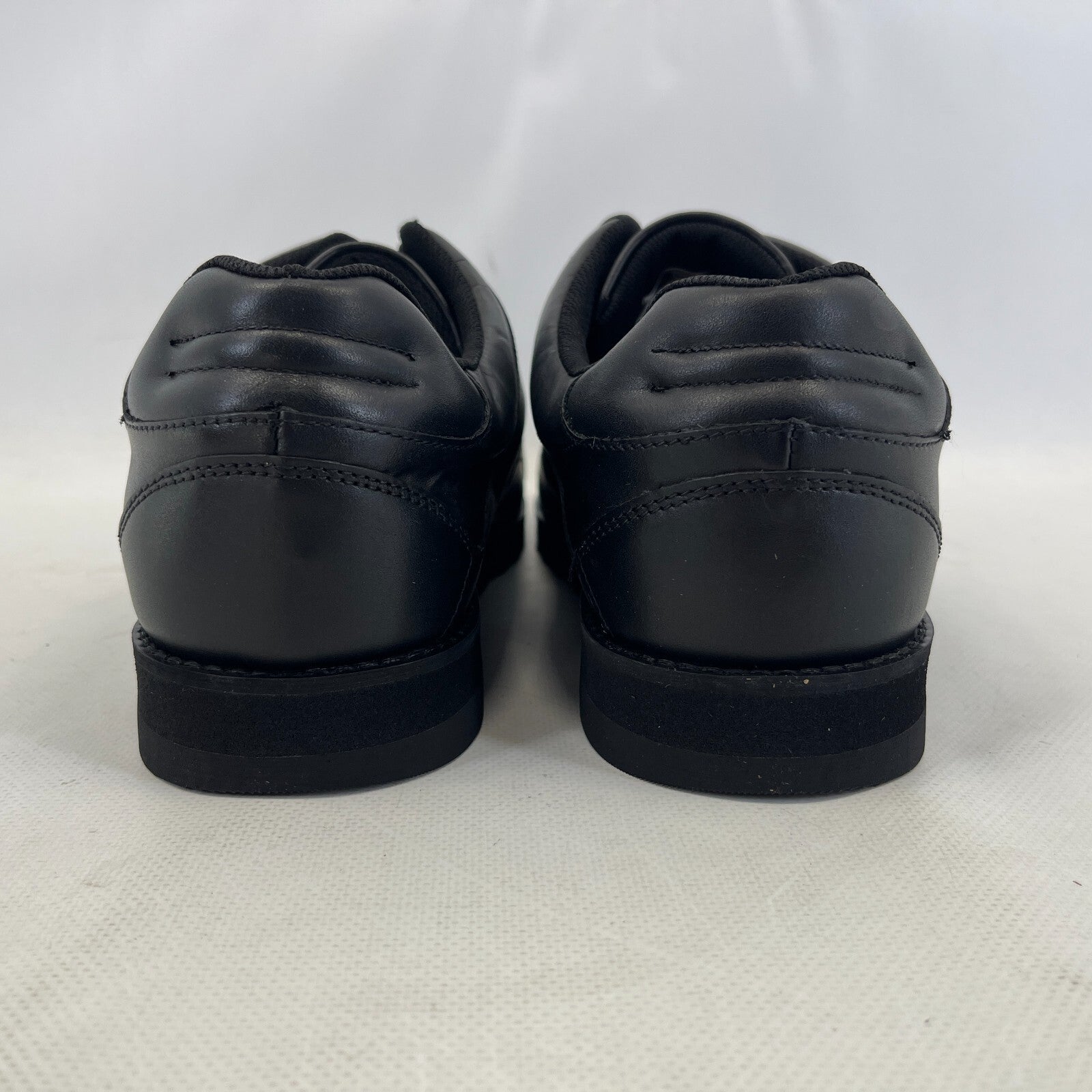 Pretty Green Harrow Lace Up Shoes Moccasin Loafers Men's Black Leather size 9.5