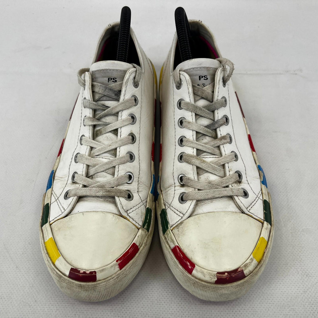 PS Paul Smith White Leather Trainers UK size 6.5 - EU 40