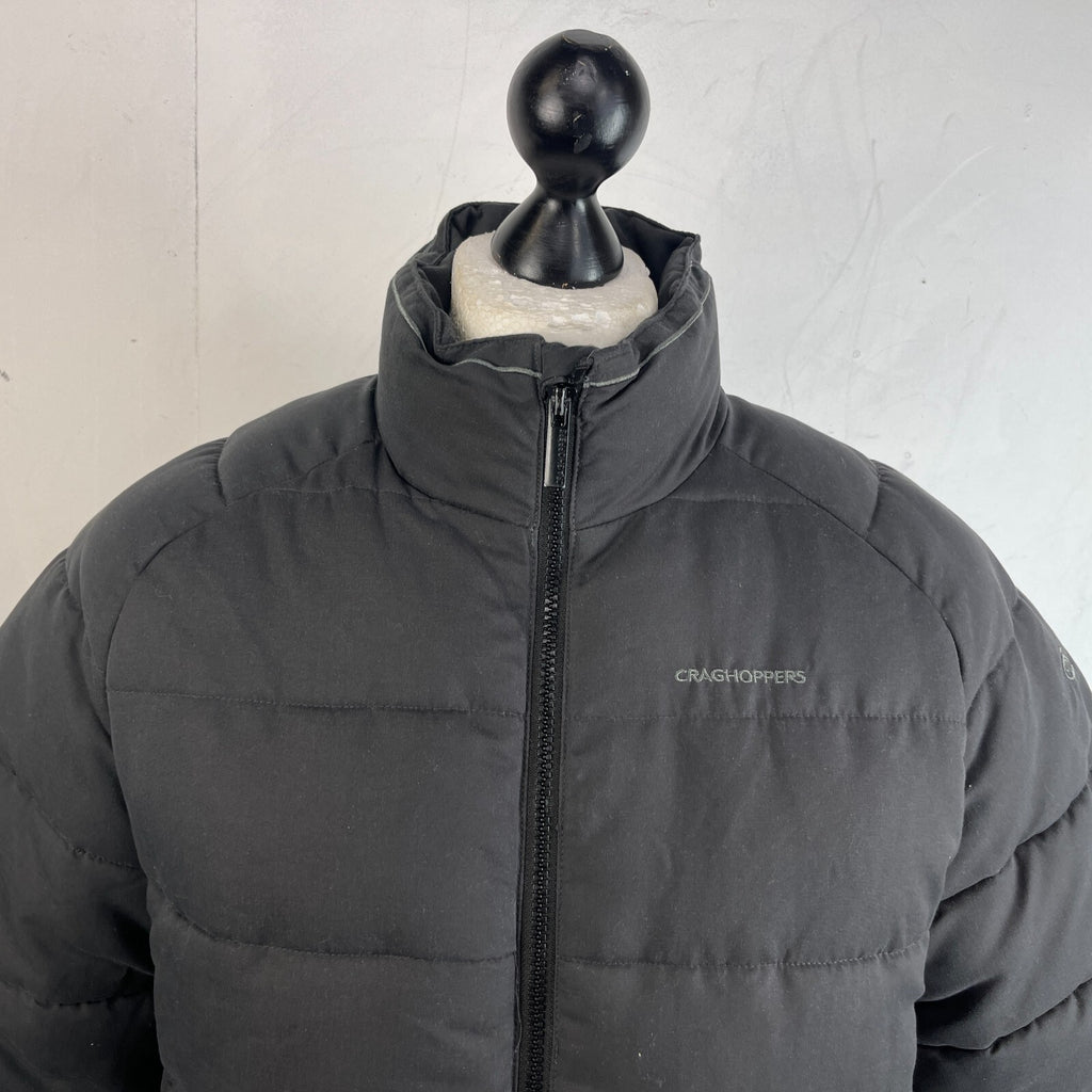 Craghoppers Men’s Insulated Quilted Puffer Jacket size M Dark Grey - VGC